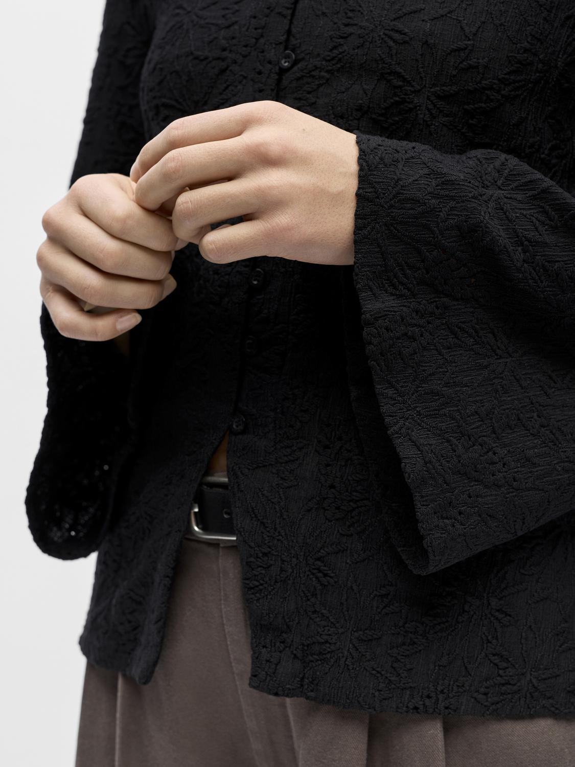 OBJEVERLY Top - Black - VERO MODA & VILA Bergvik